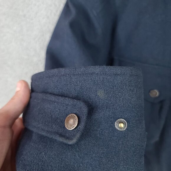 Merrell Jacket Mens Large Opti Warm Parka Coat Hooded Full Zip Blue - Picture 7 of 16